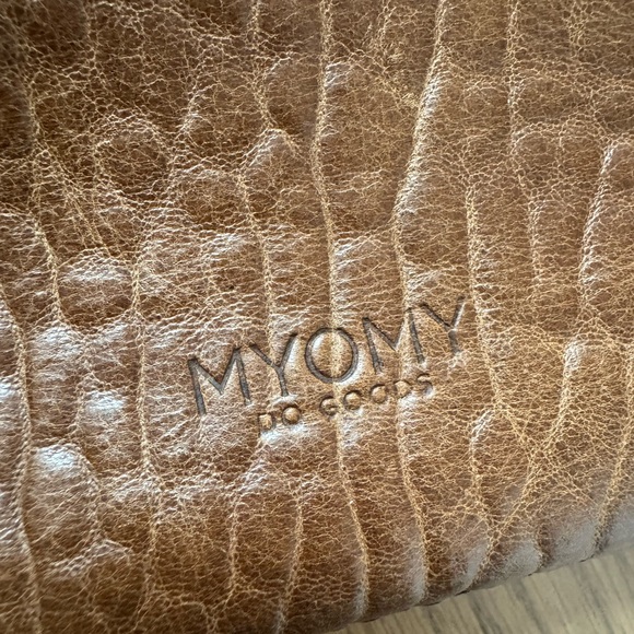 Myomy My Carry Bag - Sustainable Purses - Brown Leather - NWOT - Picture 3 of 11